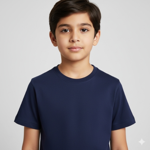 Custom kids round neck t-shirts suppliers in pcmc